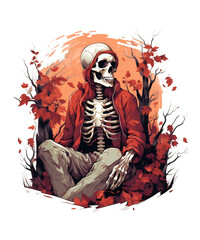 Halloween Cool Skeleton