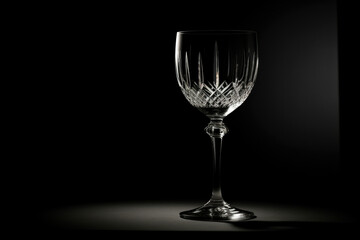 Alcohol transparent object empty glassware background glass drink wine black wineglass