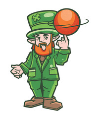 Fototapeta premium St. Patricks Day Green Man