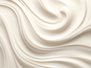 Delicious Swirled Cream Dream: Perfect for Sweet Treats & Desserts! Generative AI