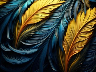 Mesmerizing Display of Color: Dive into the Deep Blue of Abstract Artistry! Generative AI