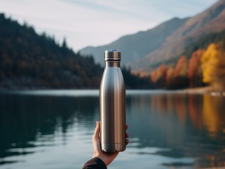 Unveiling the Ultimate Stainless Steel Water Bottle - Your Perfect Hydration Companion! Generative AI
