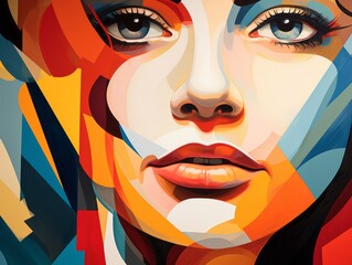 Mesmerizing Female Portraits: Exploring the Unseen Beauty in Graphic Artwork Generative AI