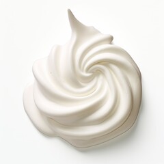 Savor the Creamy Delight: Whipped Cream in Perfect White Splendor Generative AI