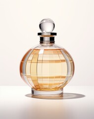 Elegant Woman's Perfume: Silver Lid Edition - Evoke Sensuality & Luxury Generative AI
