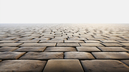 Perspective cobblestone floor 