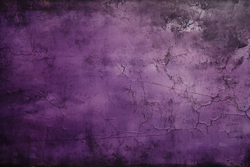 Purple Textured Grunge Background - Artistic Vintage Design Created with Generative AI Tools