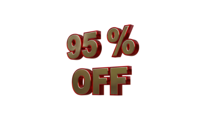 95% off 3D render