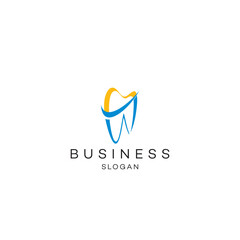 Dental smile teeth orthopedic clinic hospital doctor logo design business solution abstract brand flat Icon design vector modern minimal style illustration emblem sign symbol logotype typography