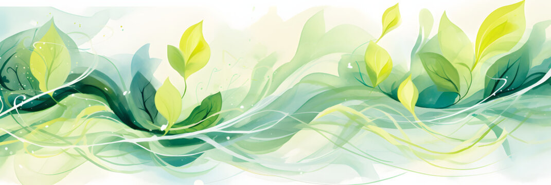 Abstract Lime color floral background. VIP Invitation and celebration card.