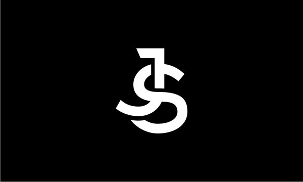 JS letter initials logo
