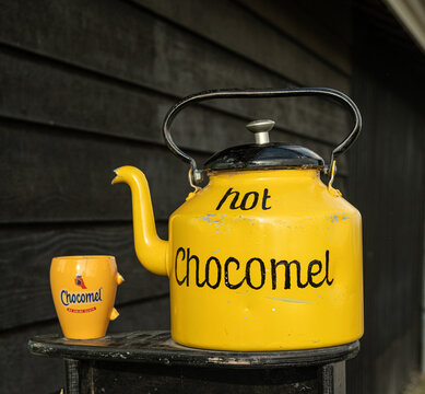 Hot Chocolate at Windmill in Holland