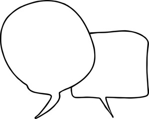 Speech Bubble hand drawn