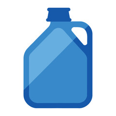 bottle gallon isolated on white