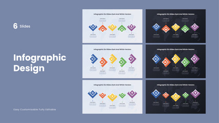 Infographic design template presentation, Infographic element, timeline