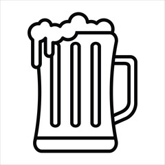 beer icon vector design template