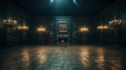 night city street HD 8K wallpaper Stock Photographic Image 