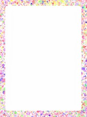 Abstract frame with White background,