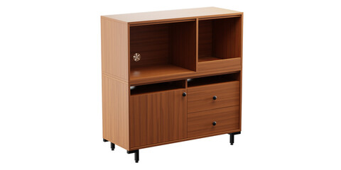 Versatile Cabinet for Stylish Living Spaces transparent png white background bedroom furniture architectural visualization interior