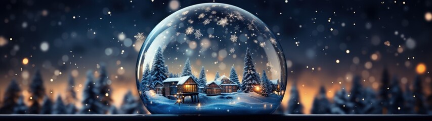 Winter Wonderland in a Snow Globe