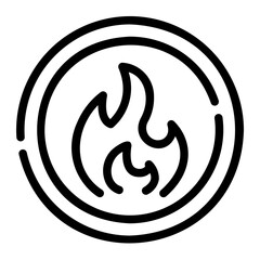 fire Line Icon