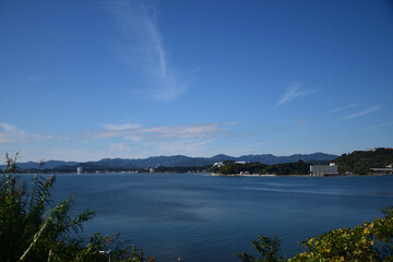 どこまでも広がる浜名湖