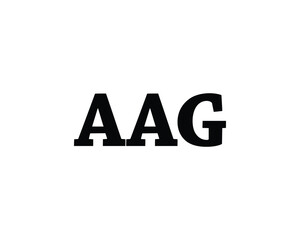 AAG logo design vector template