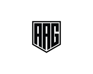 AAG logo design vector template