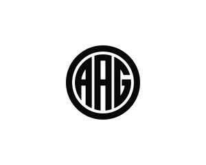 AAG logo design vector template