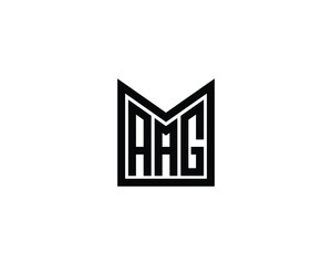 AAG logo design vector template