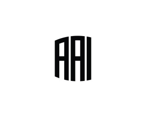 AAI logo design vector template