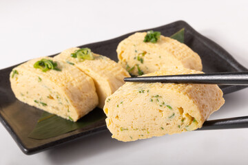 九条ねぎ入り出汁巻きたまご