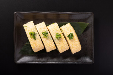 九条ねぎ入り出汁巻きたまご