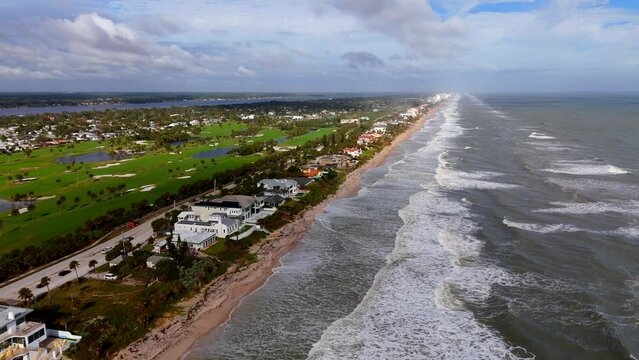 Oceanfront realty in Triton Beach Ormond Beach Florida east coast Atlantic Ocean