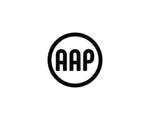 AAP logo design vector template