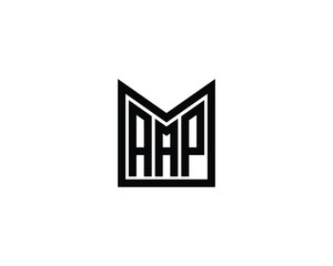 AAP logo design vector template