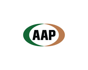 AAP logo design vector template