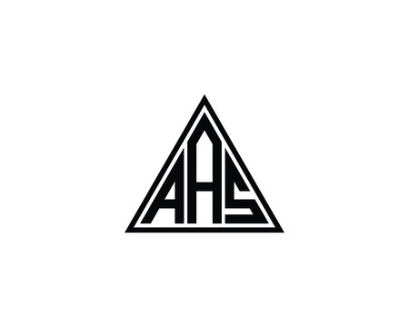 AAS logo design vector template
