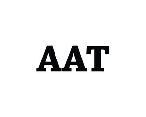 AAT logo design vector template