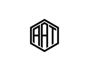 AAT logo design vector template