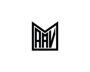 AAV logo design vector template