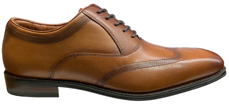 Brown men's dress shoe.