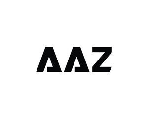 AAZ logo design vector template