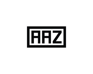 Obraz premium AAZ logo design vector template
