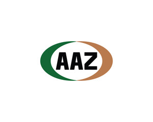 AAZ logo design vector template