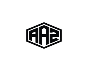AAZ logo design vector template