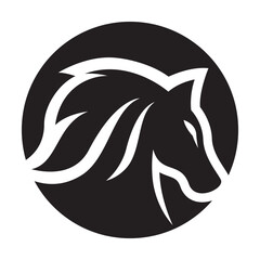 Horse logo images illustration