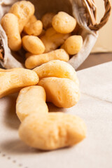 Close Up Traditional Brazilian starch biscuit