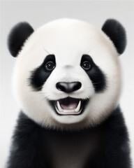 Obraz premium panda bear isolated on white