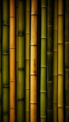 Realistic image of bamboo, vivid surface texture